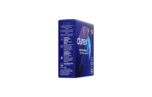 Durex Originals Extra Safe Condooms XL – 3 stuks Veilig