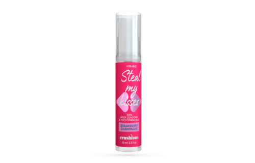 Steal My Kisses – Gleitmittel – Erdbeer-Champagner-Geschmack – 0,3 fl oz / 10 ml