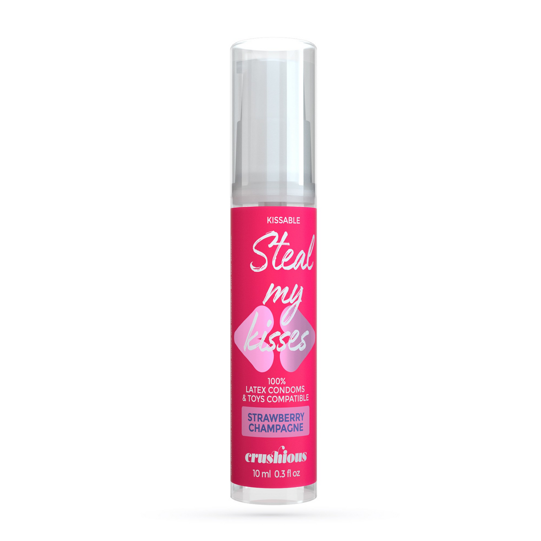 Steal My Kisses Gleitmittel Erdbeere Champagner 10 ml – Vegan