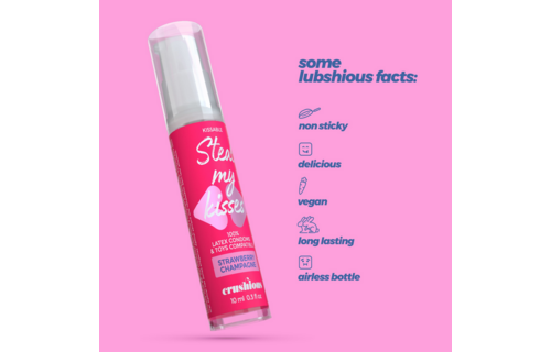 Steal My Kisses - Glijmiddel - Aardbeien Champagne Smaak - 0,3 fl oz / 10 ml