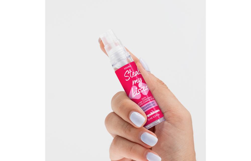 Steal My Kisses Strawberry Champagne Lubricant 10 ml – Vegan