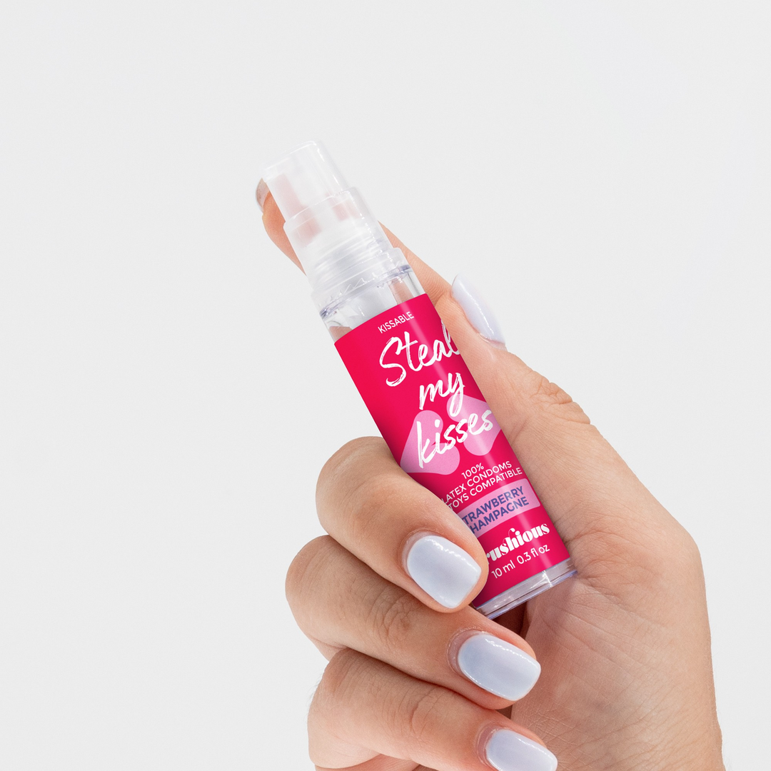 Steal My Kisses - Lubricant - Strawberry Champagne Flavour - 0.3 fl oz / 10 ml