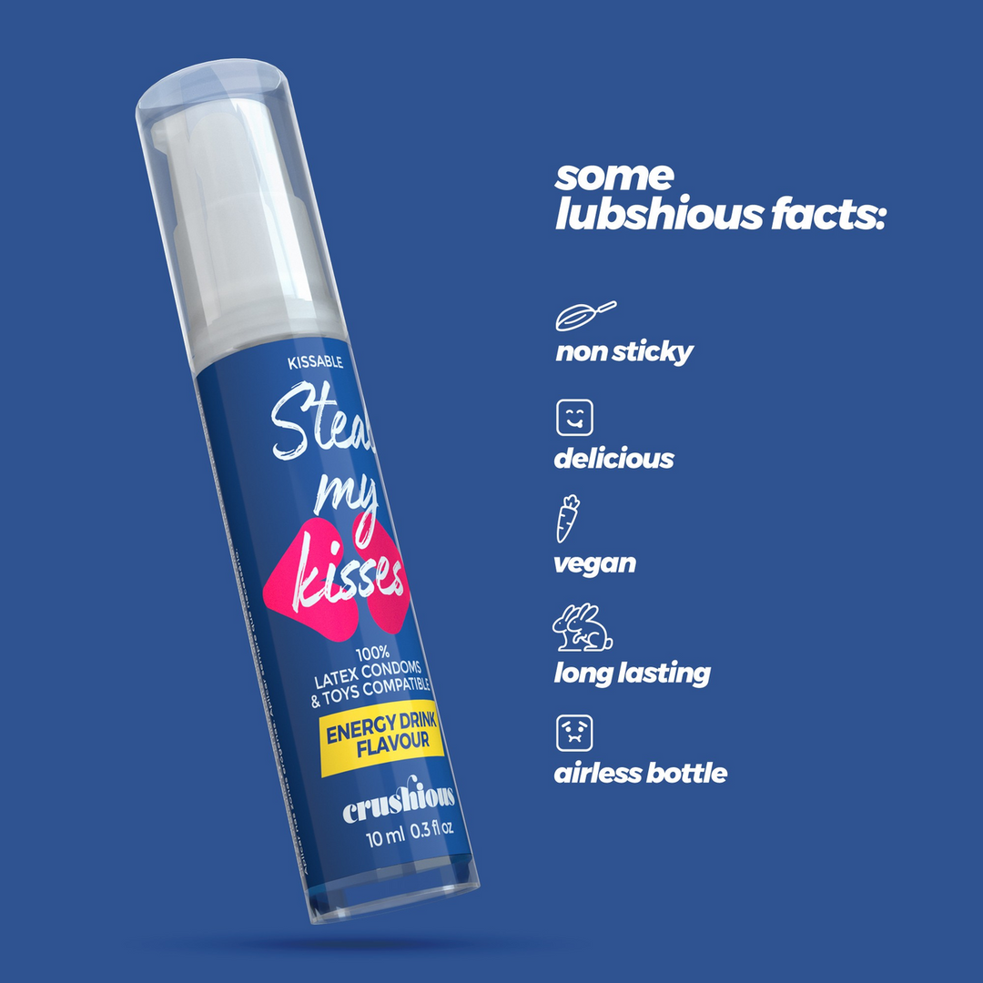 Steal My Kisses - Lubricant - Energy Drink Flavour - 0.3 fl oz / 10 ml