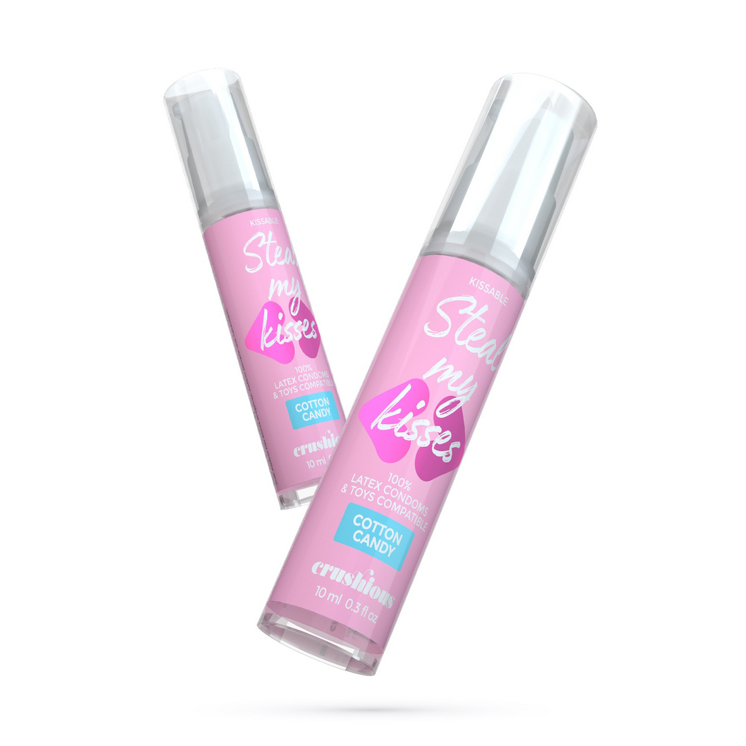 Steal My Kisses - Lubricant - Cotton Candy Flavour - 0.3 fl oz / 10 ml