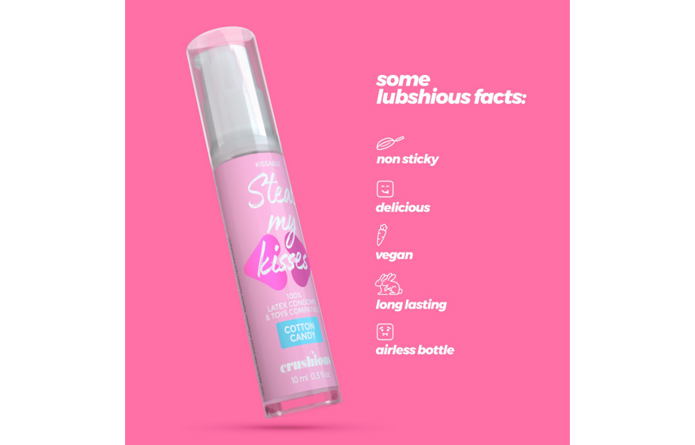 Steal My Kisses Cotton Candy Lubricant – Vegan & Condom Safe