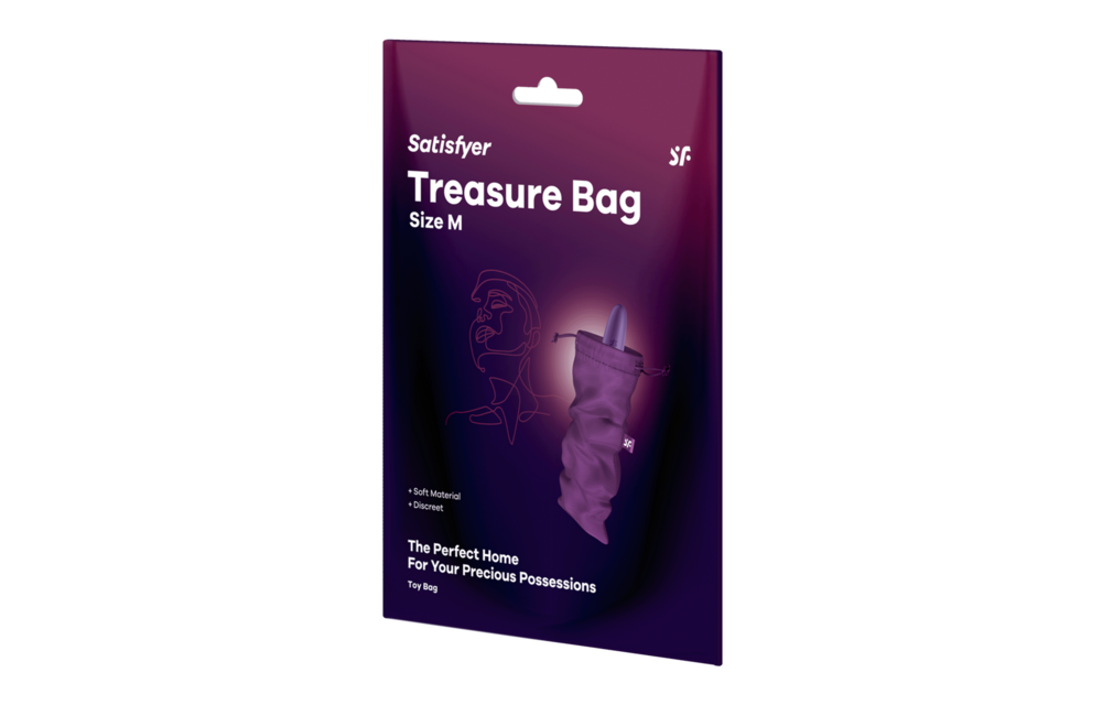 Treasure Bag M Purple - Stylish & Secure Satisfyer Storage Bag