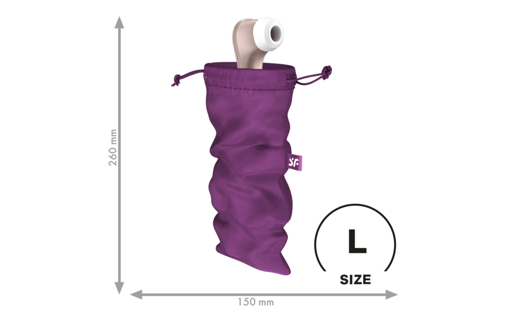 Treasure Bag L Purple – Safe & Stylish Satisfyer Storage