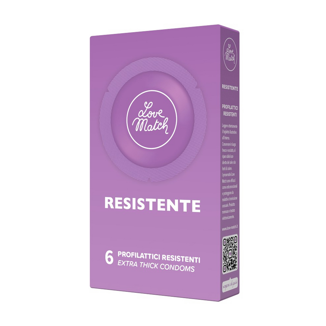 Love Match Resistente Strong Kondome – 6 Stück Sicher & Komfort