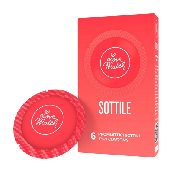 Sottile Thin Condoms 6 pieces – Ultra Thin & Safe Latex