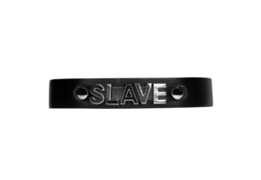 Slave Collar Black – Cool & Luxurious PU Leather With Diamonds
