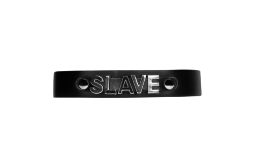 Slave-Halsband Zwart – Stoer & Luxe Pu Leder Met Diamanten