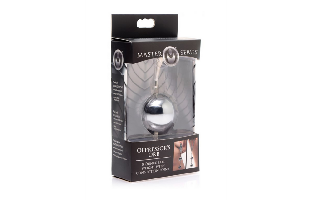 Oppressor's Orb – Weighted Steel Ball With Connection Point