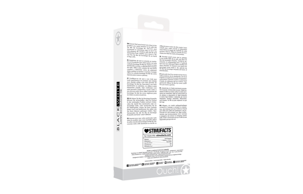 Satijnen Bondageband Tie Me Up – Comfortabel & Intens Spel