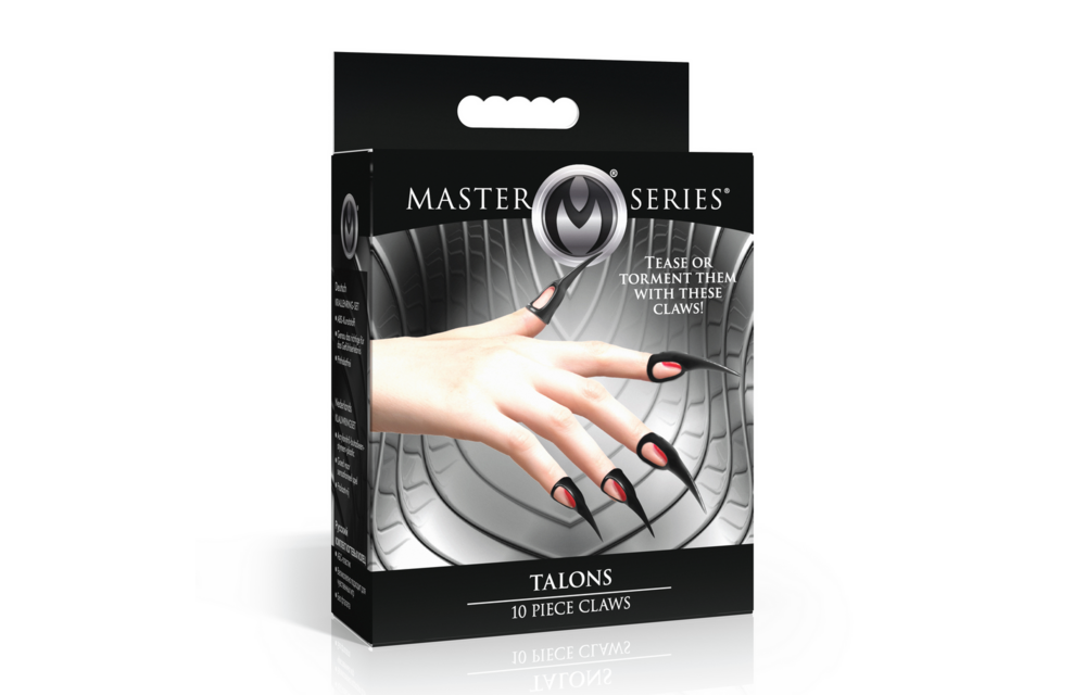 Talons 10-Delige Zwarte Klauwen - Unieke Cosplay Ringen