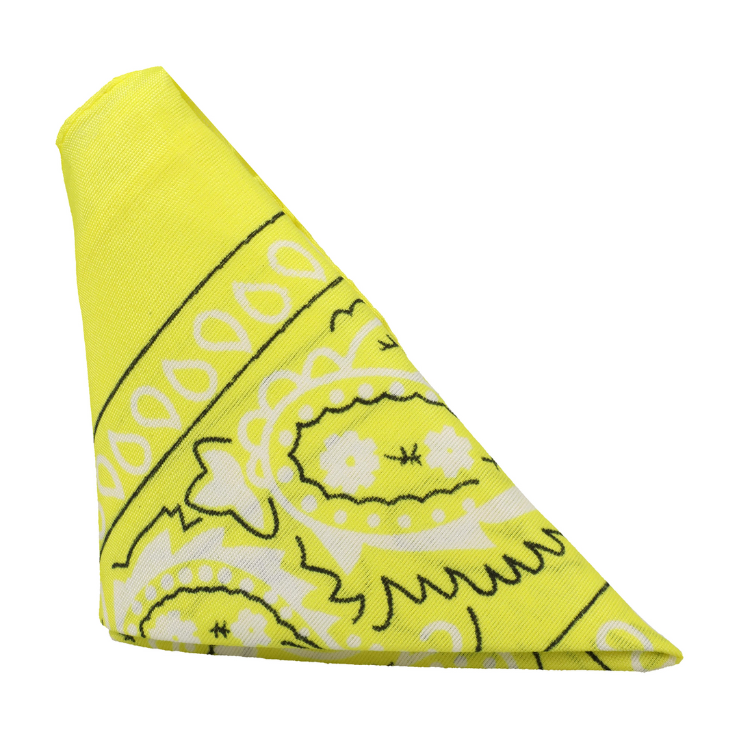 The Code - Silicone Cock Ring with Bandana - Yellow