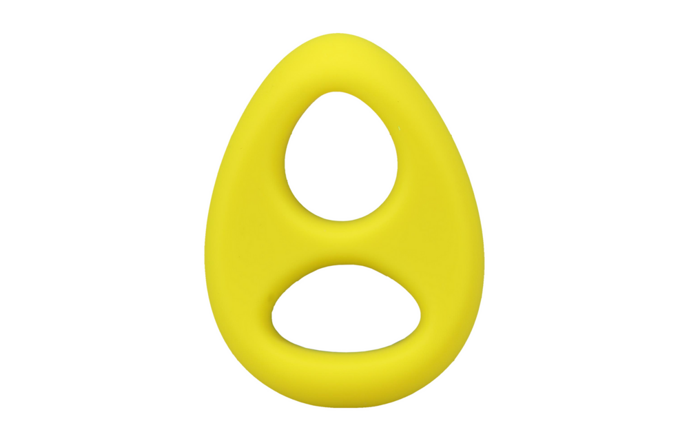 The Code – Silikon-Cockring mit Bandana – Gelb