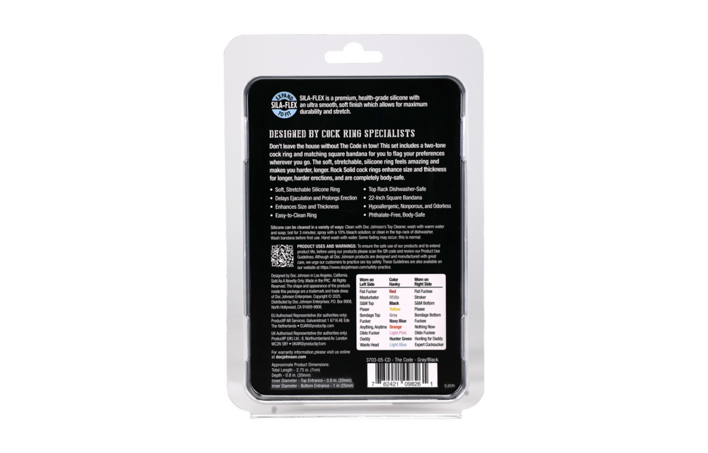 The Code Silikon-Cockring Grau – Komfort & Stil