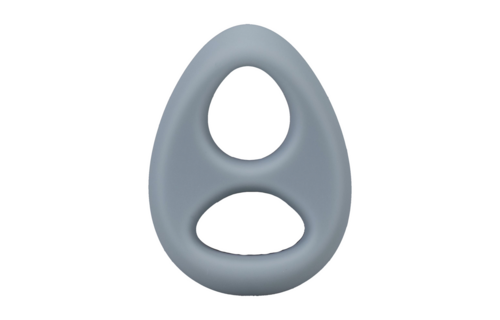 The Code - Siliconen Cockring met Bandana - Grijs