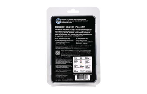 The Code - Silicone Cock Ring with Bandana - Hunter Green