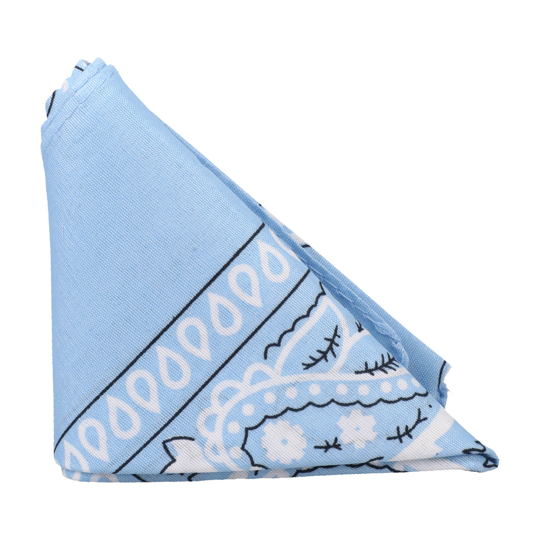 The Code - Siliconen Cockring met Bandana - Lichtblauw