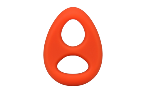 The Code Silicone Cock Ring Orange with Bandana – Comfort & Style