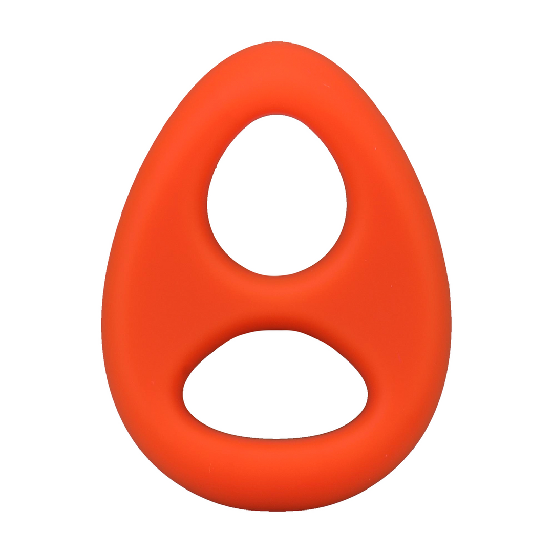 The Code - Siliconen Cockring met Bandana - Oranje