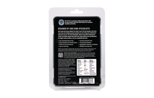 The Code - Siliconen Cockring met Bandana - Rood