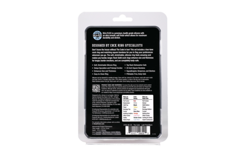 The Code – Silikon-Cockring mit Bandana – Rosa