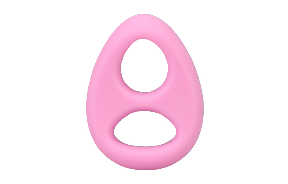 The Code - Silicone Cock Ring with Bandana - Pink