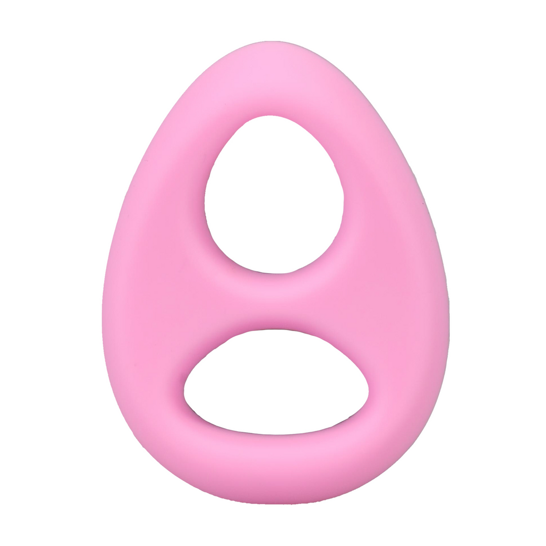 The Code - Silicone Cock Ring with Bandana - Pink