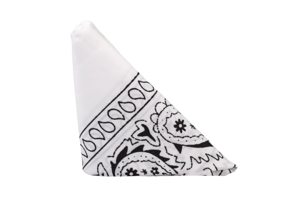 The Code – Silikon-Cockring mit Bandana – Weiß