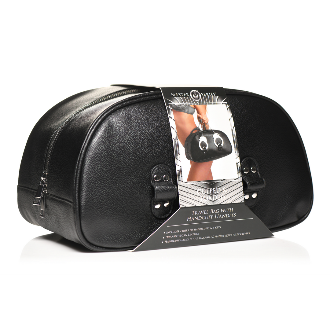 Kragen-Reisetasche Schwarz mit Handschellengriffen | Xr Brands