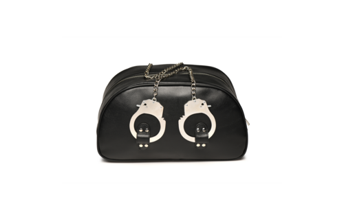 Kragen-Reisetasche Schwarz mit Handschellengriffen | Xr Brands