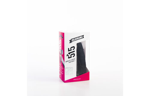 Penis Dildo 6" Double Zwart 15,5 cm – Realistisch & Veilig