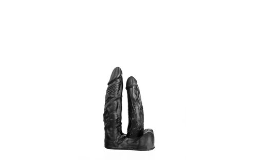 Penis-Dildo 6" Double Schwarz 15,5 cm – Realistisch & Sicher
