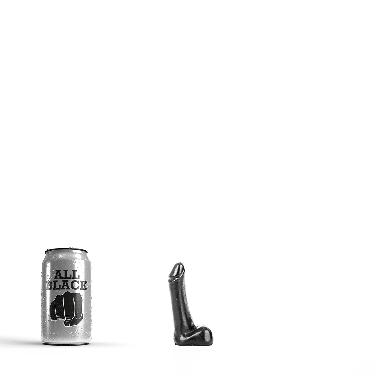 All Black Dildo AB 32 (9 cm) – Small, Stylish & Safe Pleasure