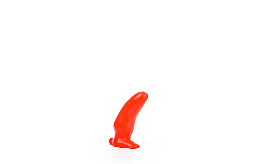 All Black Buttplug Rot 13 cm | Kompakter G-Punkt-Stimulator