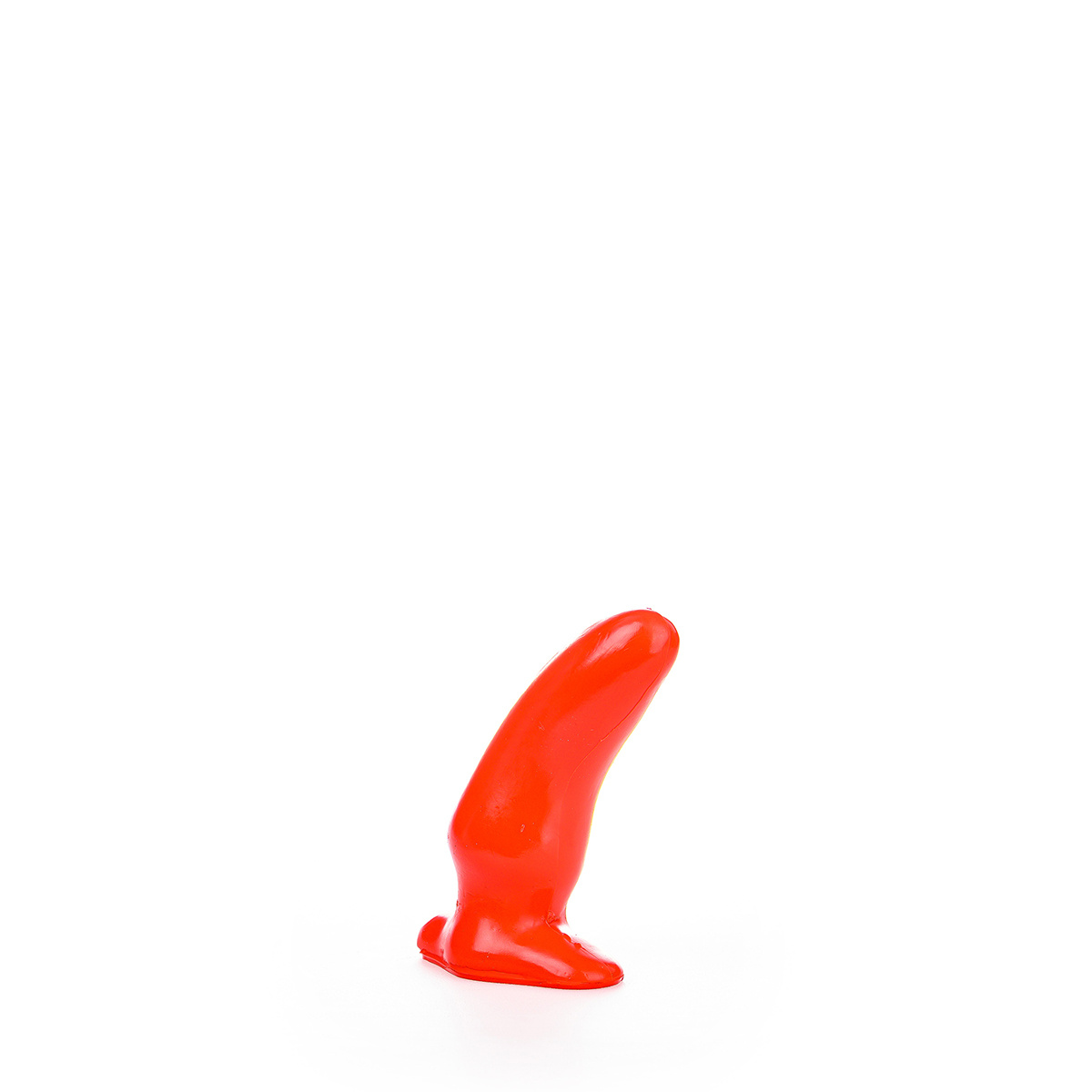 All Black Buttplug Rot 13 cm | Kompakter G-Punkt-Stimulator
