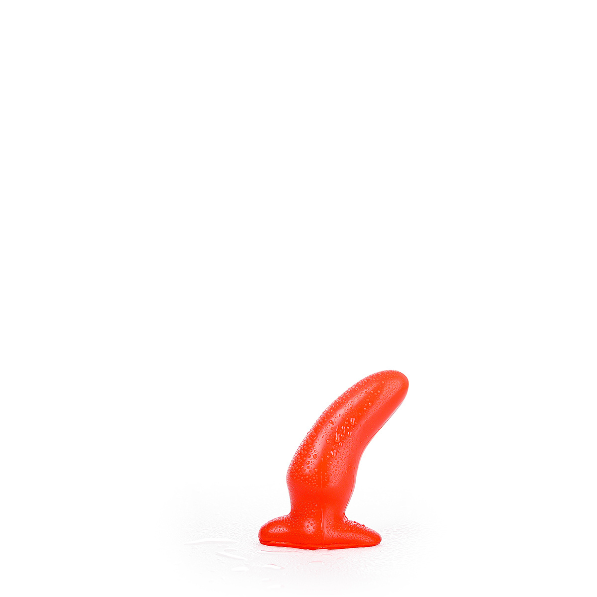 All Black Butt Plug Red 13 cm | Compact G-Spot Stimulator