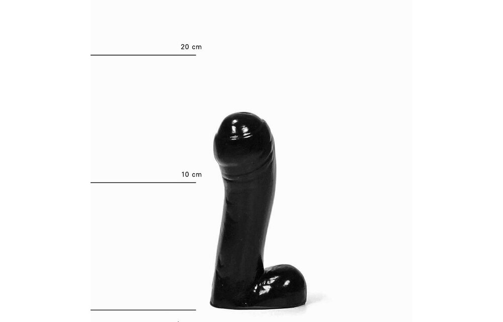 All Black AB 44 Dildo 15 cm – Perfect for Beginners