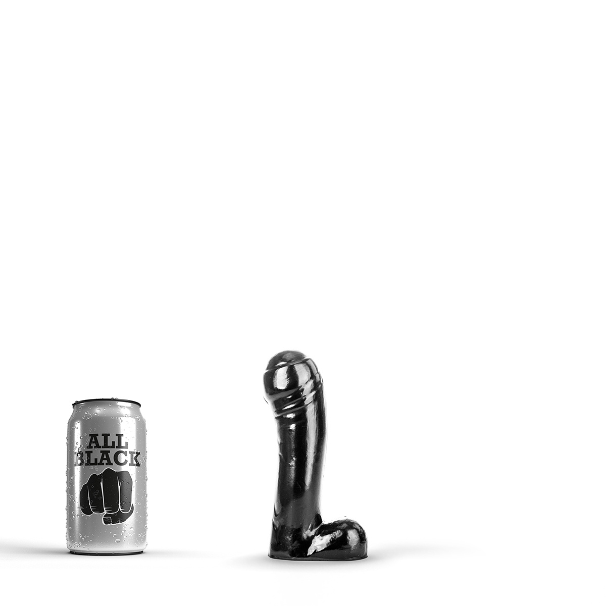 All Black AB 44 Dildo 15 cm – Perfect voor Beginners