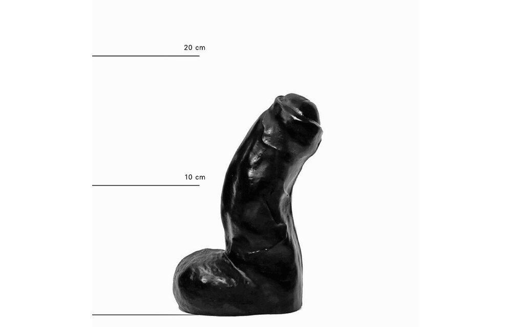 All Black AB 03 Dildo 17 cm – Zacht, Realistisch & Flexibel