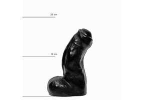 All Black AB 03 Dildo 17 cm – Weich, realistisch und flexibel