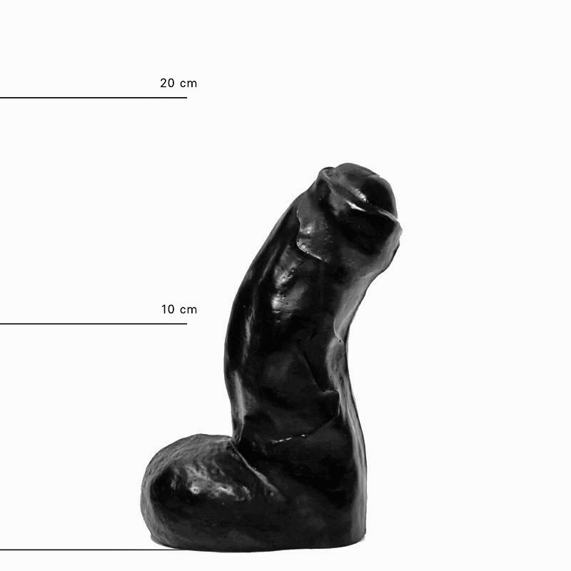 All Black AB 03 Dildo 17 cm – Soft, Realistic & Flexible