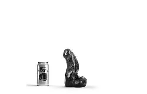 All Black AB 03 Dildo 17 cm – Soft, Realistic & Flexible