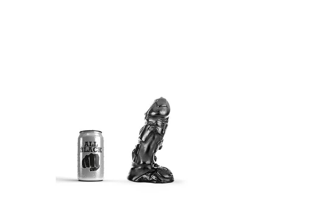 All Black AB 25 Dildo 18 cm – Intensive Struktur & Vergnügen