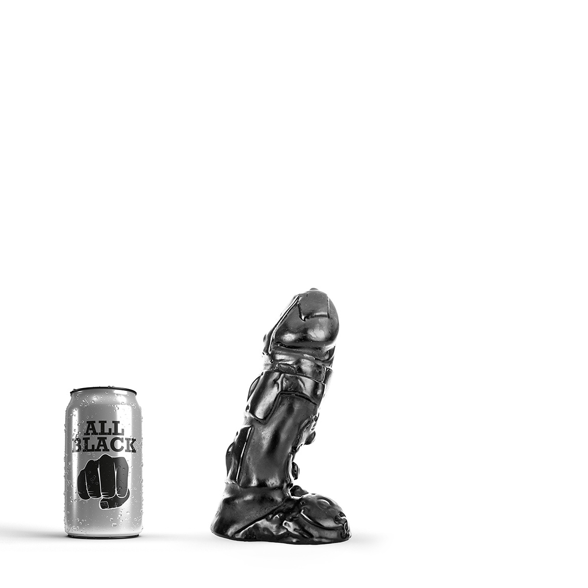 All Black AB 25 Dildo 18 cm - Intense Structuur & Plezier