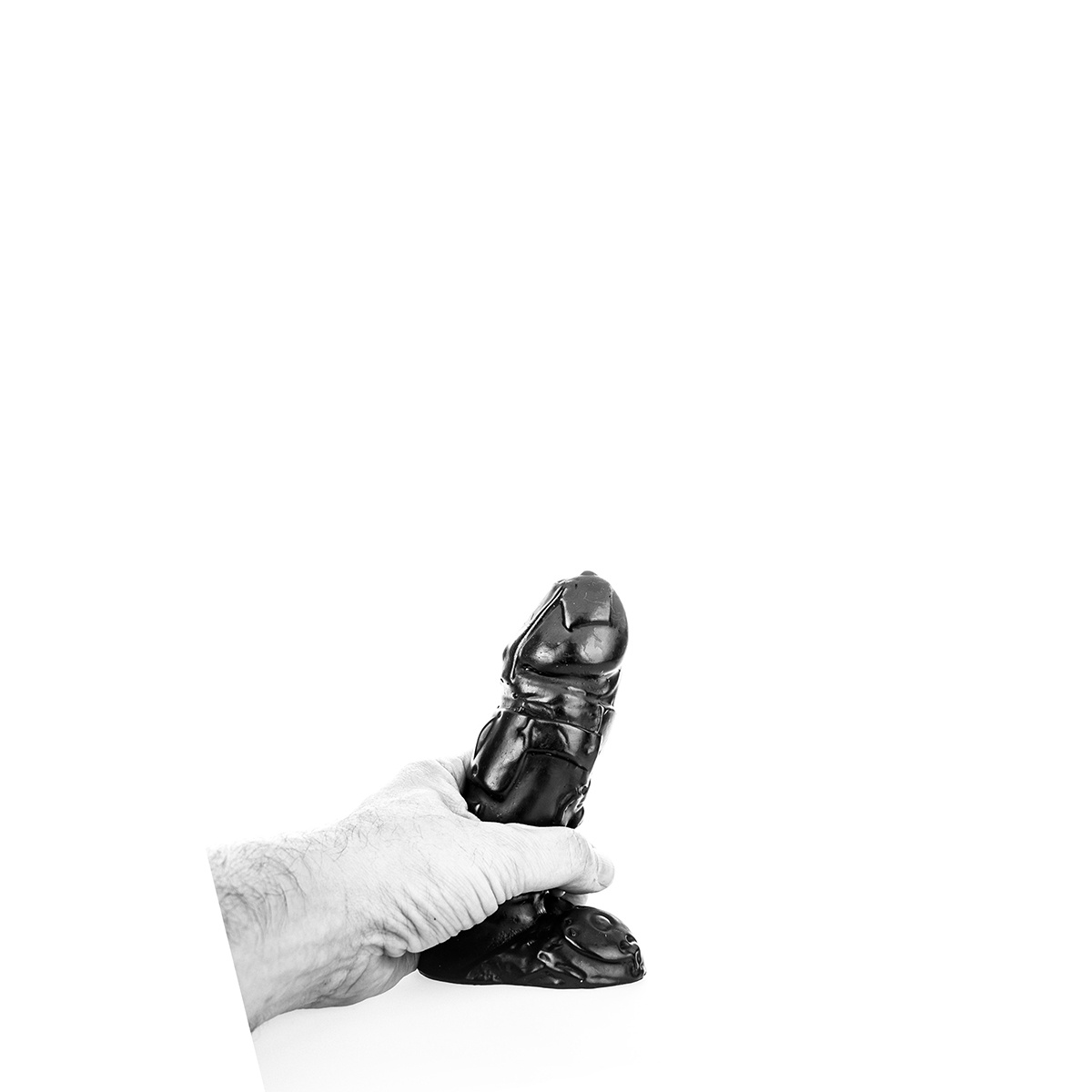 All Black AB 25 Dildo 18 cm - Intense Texture & Pleasure