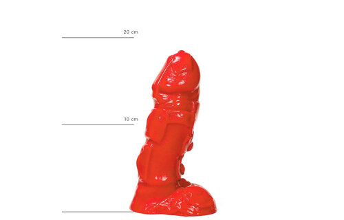 All Black Dildo ABR 25 18 cm – Intense, Gestructureerde Stimuli