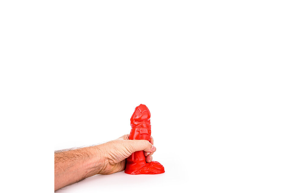 All Black Dildo ABR 25 18 cm – Intense, Gestructureerde Stimuli